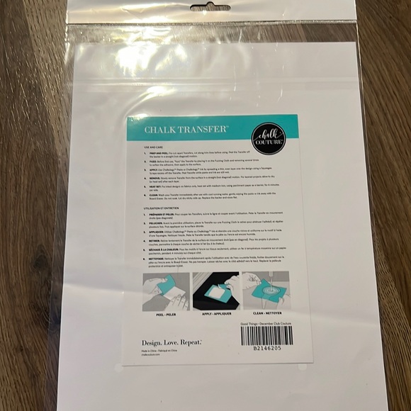 Good Thinks are Going to Happen Chalk Couture Transfer Size B - Picture 2 of 3